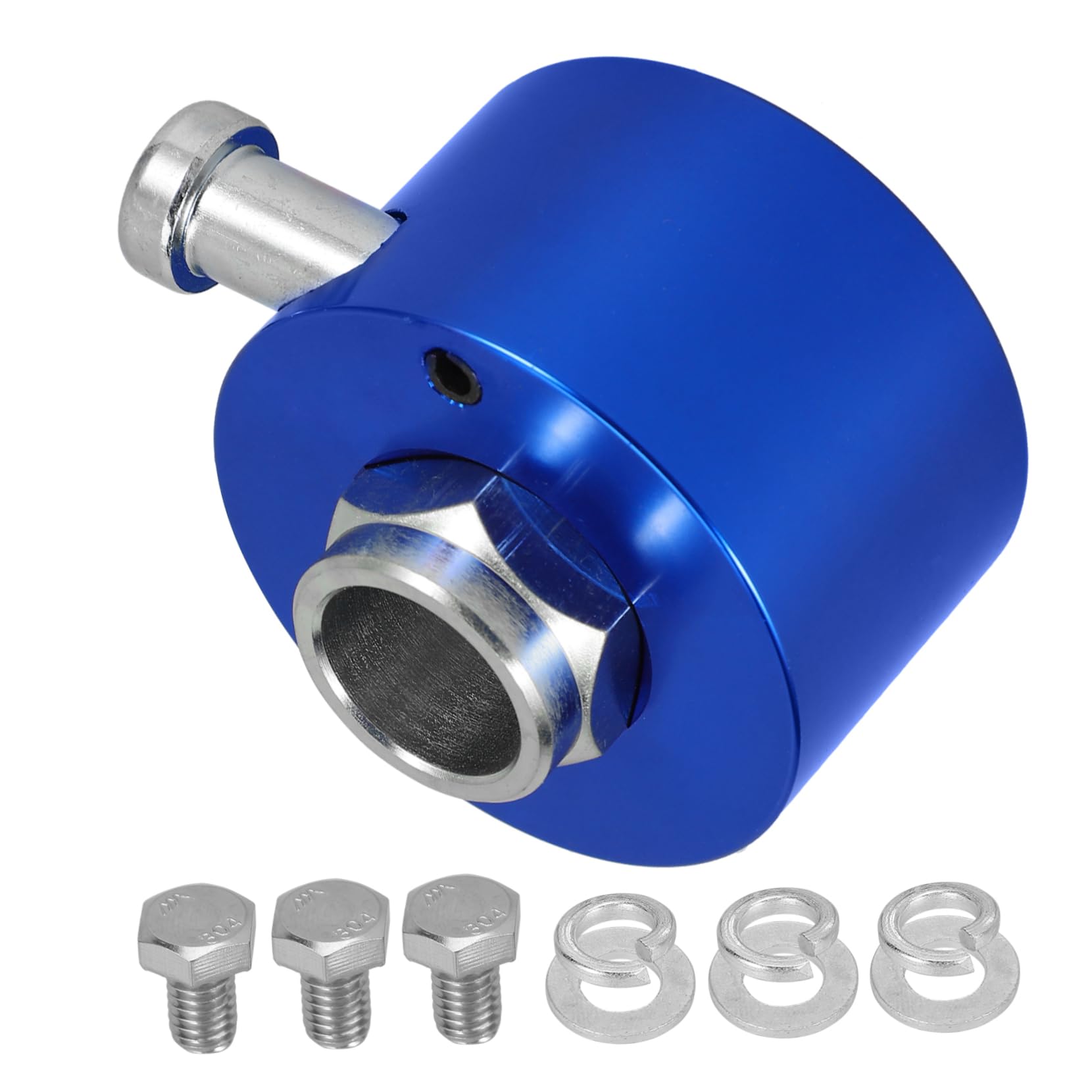 LALADEFIEE Lenkrad-Schnellspanner Lenkrad mit Schnellspanner Lenkradnabenadapter Nabenadapter mit Schnellspanner Schnellverschluss-Trennadapter Schnellspannnabe Aluminiumlegierung Blue von LALADEFIEE