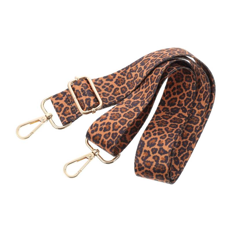 LALADEFIEE Leopardenmuster Taschengurt Schultergurt Für Taschen DIY Ersatzgurt Mit Haken Für Handtaschen Rucksäcke Und Koffer Verstellbar Und Robust Ideal Zum Wechseln Von Trageriemen von LALADEFIEE