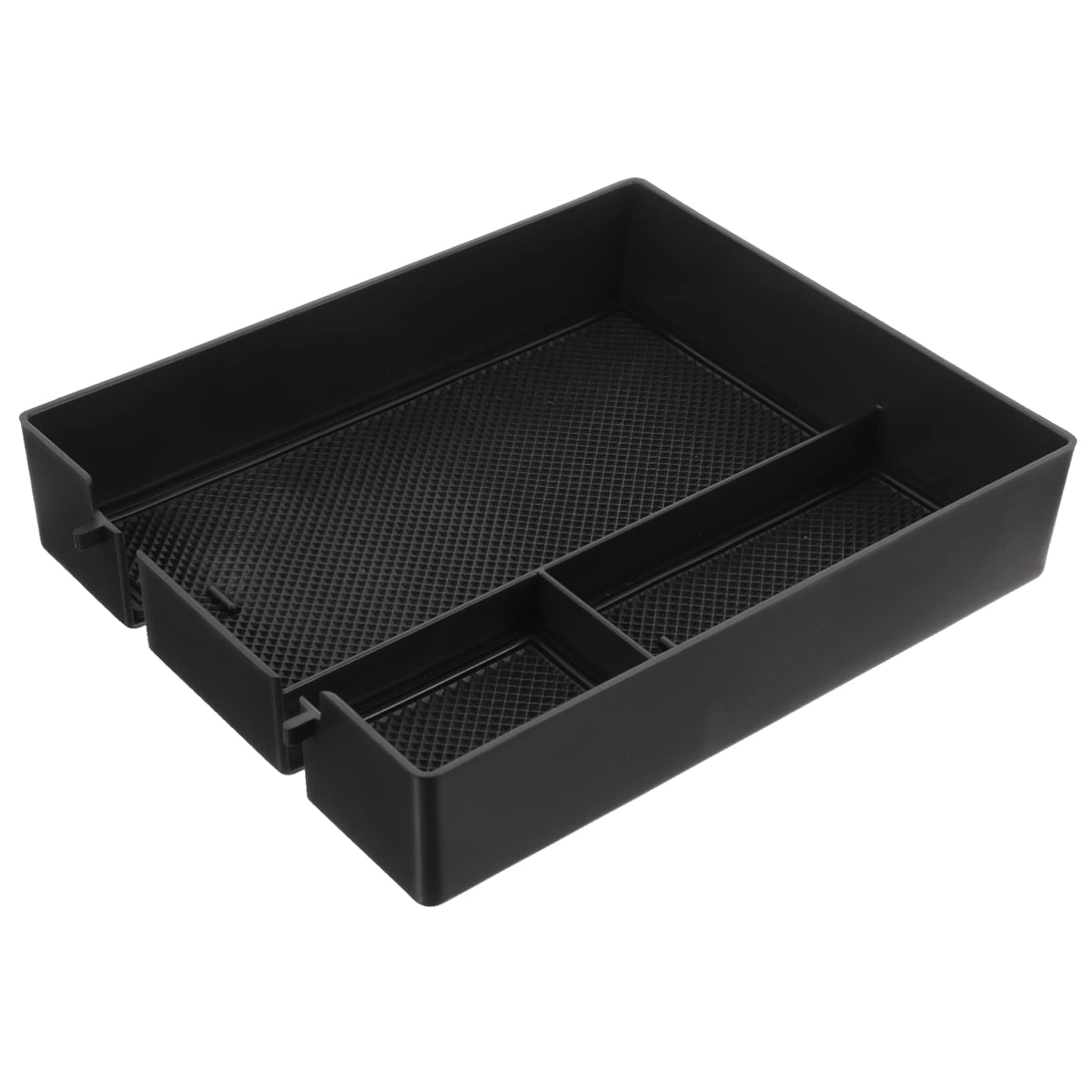 LALADEFIEE R1s Zubehör für die Autoaufbewahrung Mittelkonsolenfach armlehne car Storage Box Autofach-Organizer, Mittelkonsole Konsolen-Organizer Abs Black von LALADEFIEE