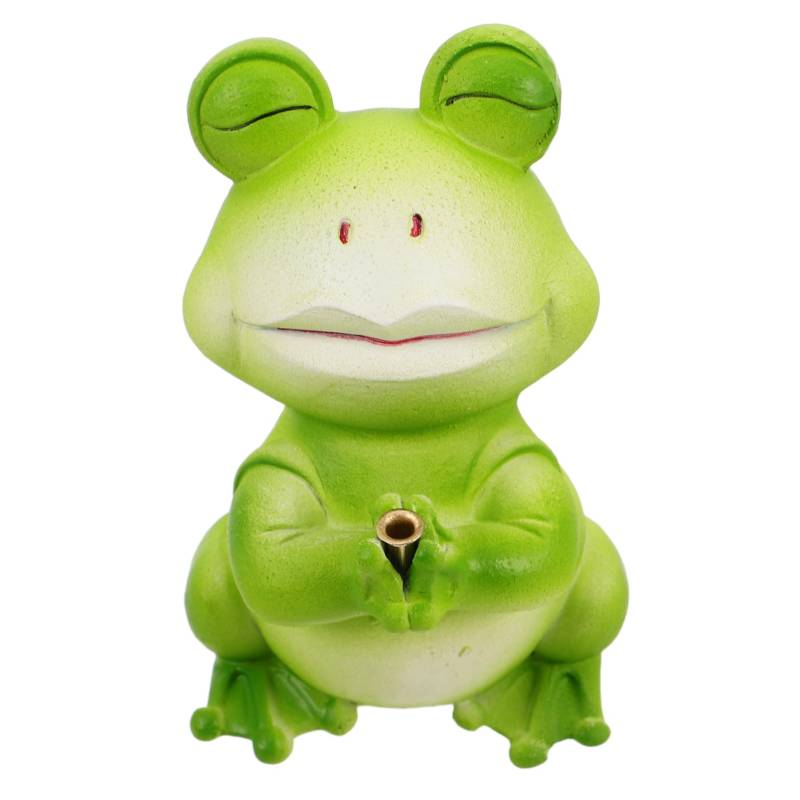 LALADEFIEE Rv Ornamente Räuchergefäß Frosch Aromatherapie Diffusor Räucherstäbchen Räuchergefäß Aromatherapie Brenner Räucherstäbchenhalter Süßer Räucherstäbchenhalter von LALADEFIEE