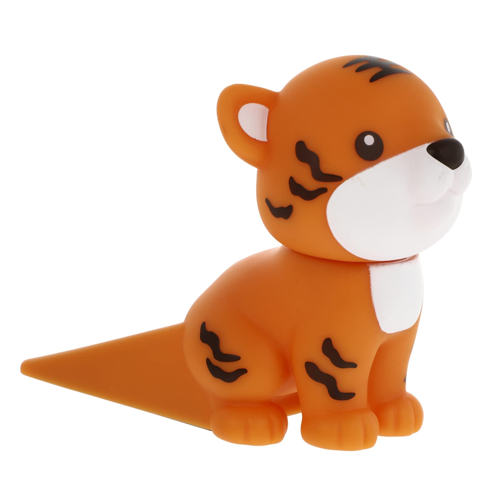 LALAFINA 1stk Tiger Türstopper Saugfähig Sicherheitsstange Für Schiebetüren Garage Bausatz Türstoßstange Scheune Trimmen Sperre Türkeil Schöner Türstopper Geräte Bodenschutz Bar Orange Pvc von LALAFINA