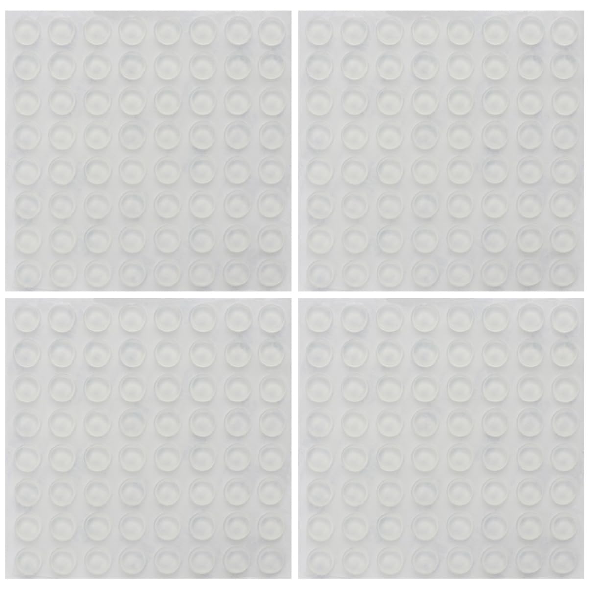 LALAFINA Selbstklebende Türknopf Wandstopper Transparente Gummipuffer Für Tür Und öbelschutz Türgriff Bumper 12x4mm Pro Packung 4 Packungen von LALAFINA