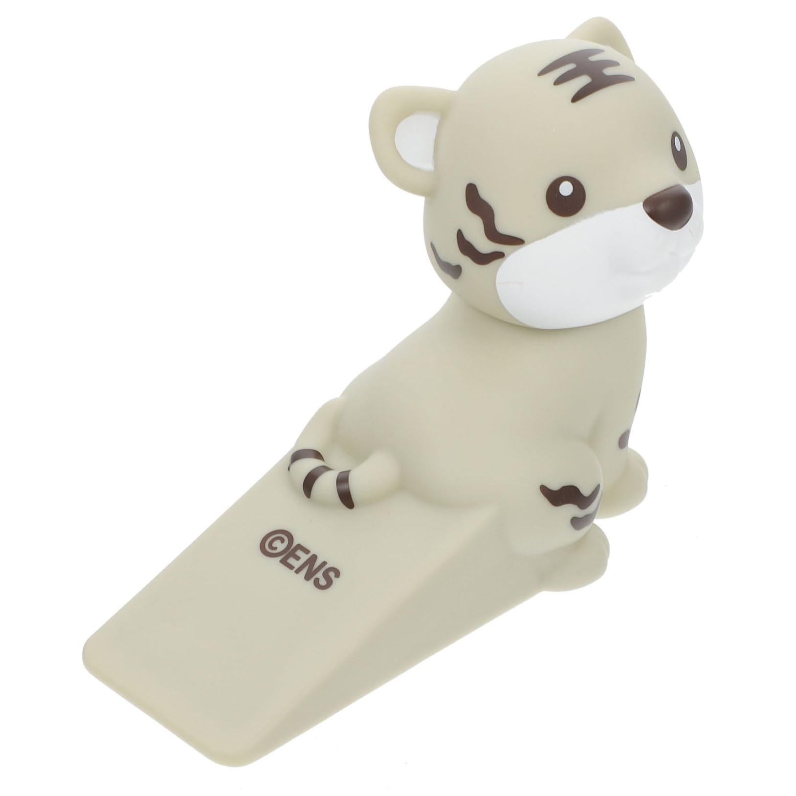 LALAFINA Tiger Türstopper Türblockkeile Federtür Stoppt Anschlagkeil Türstopper Für Die Wand Fangen Tierischer Türkeil Tor Schutz Beschwerter Türstopper Türkeilstopper Karikatur Grey Pvc von LALAFINA