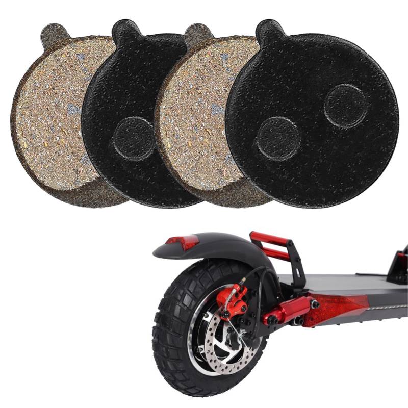 LANAFAY 2 Paare Metallisch Bremsbeläge für KUGOO M4, KUGOO M4 Pro Scooter, KUGOO M4 Pro E Scooter, Verschleißfest, Gute Wärmeleitfähigkeit von LANAFAY