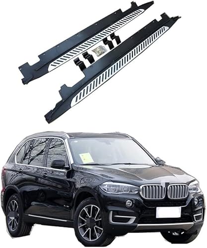 Auto Trittbretter für BMW X5 F15 2014–2018, Schweller Seitenbretter Seitenschürze Einstiegsblech Anticrash Einstiegsleisten Seitenschweller von LANAZU