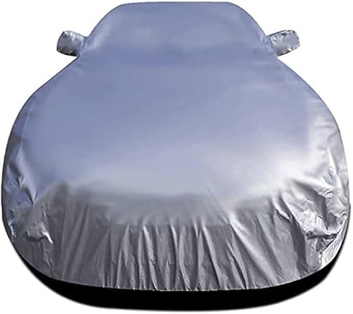 Autoabdeckung Wasserdicht für Hyundai Accent (2003-2005), Komplette Abdeckungen außen Auto Abdeckplane Autoabdeckung Outdoor, Silver/B von LANAZU