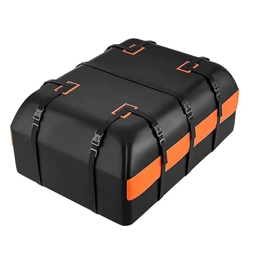 Auto Dachbox für Volvo S90 2016-2020, Dachtasche Wasserdicht Dachgepäckträger Tasche Dachkoffer mit Anti Rutsch Matte Gepäckbox Auto Zubehör,C von LANKEKE