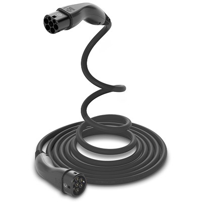 Lapp Mobility Helix-Ladekabel 5 Meter selbstaufrollend Typ 2 Mode 3 - 22 kW 32A [Hersteller-Nr. 5555935003] von LAPP Mobility