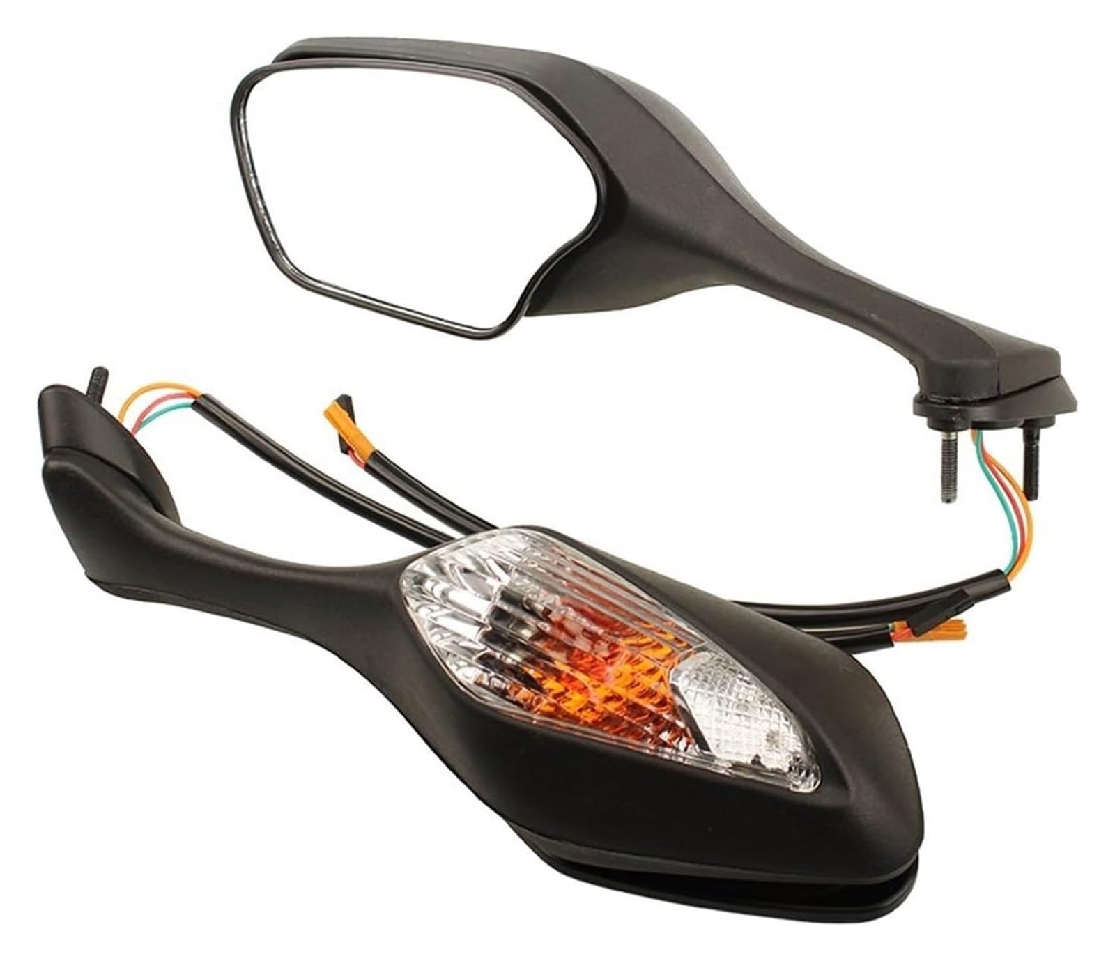 Für CBR1000RR 2008 2009 2010 2011 2012 Motorrad Blinker Rückansicht Rückansicht Außenspiegel Motorrad Zubehör Motorrad Rückspiegel(Not foldable) von LAPPGNGFYA