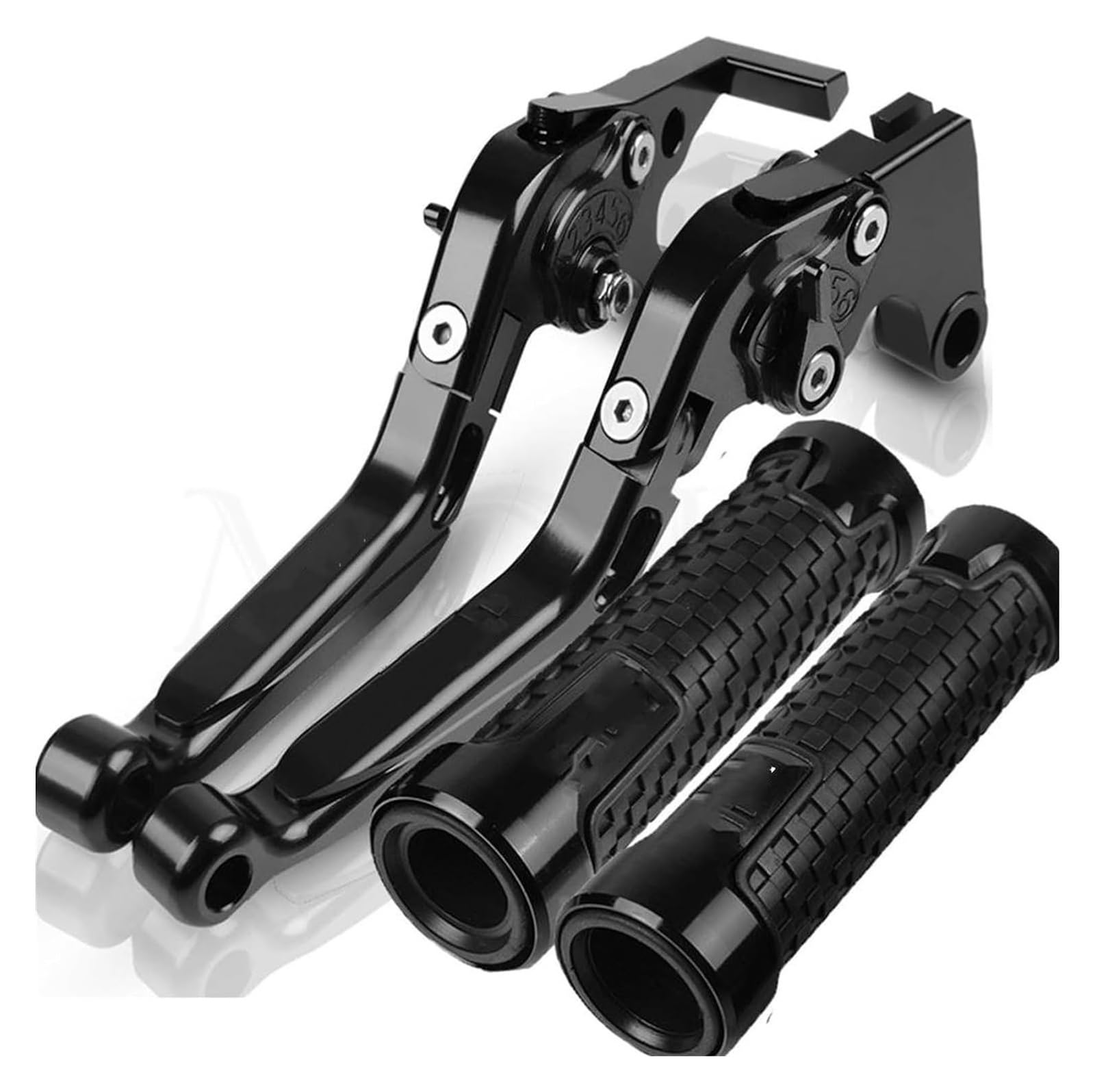 Für Dia&vel Für Carbon 2011-2014 2015 2016 Motorrad Klapp Ausziehbare Einstellbare Bremse Kupplung Hebel Lenker Hand Grip Ende Kupplungshebel Bremse(17) von LAPPGNGFYA