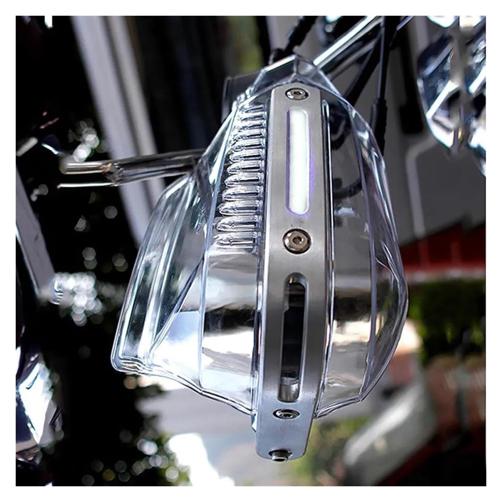 LAPPGNGFYA Motorrad Handschutz Für A&prilia Für Tuono V4 Für Dorsoduro V4 Für Shiver Rsv4 Für Dorsoduro 750 Sr 150 Motorradhandschützer Mit Licht(Clear-white Light) von LAPPGNGFYA