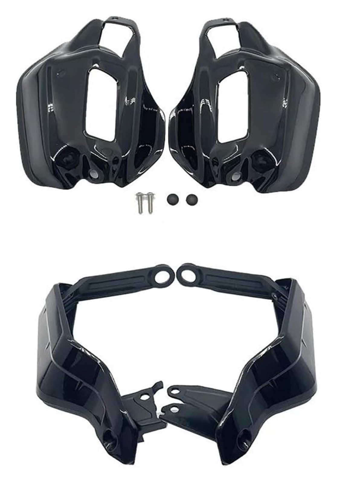 LAPPGNGFYA Motorrad Handschutz Für CRF1100L Für X-ADV 750 Für Afrika Für Twin Für Abenteuer Für Sport 2021 Motorrad Handprotektoren Extensions(Full Set Black 1) von LAPPGNGFYA