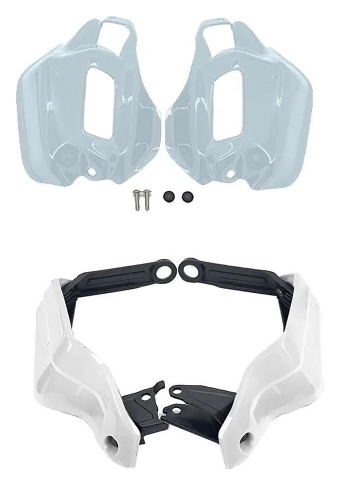 LAPPGNGFYA Motorrad Handschutz Für CRF1100L Für X-ADV 750 Für Afrika Für Twin Für Abenteuer Für Sport 2021 Motorrad Handprotektoren Extensions(Full Set white 2) von LAPPGNGFYA