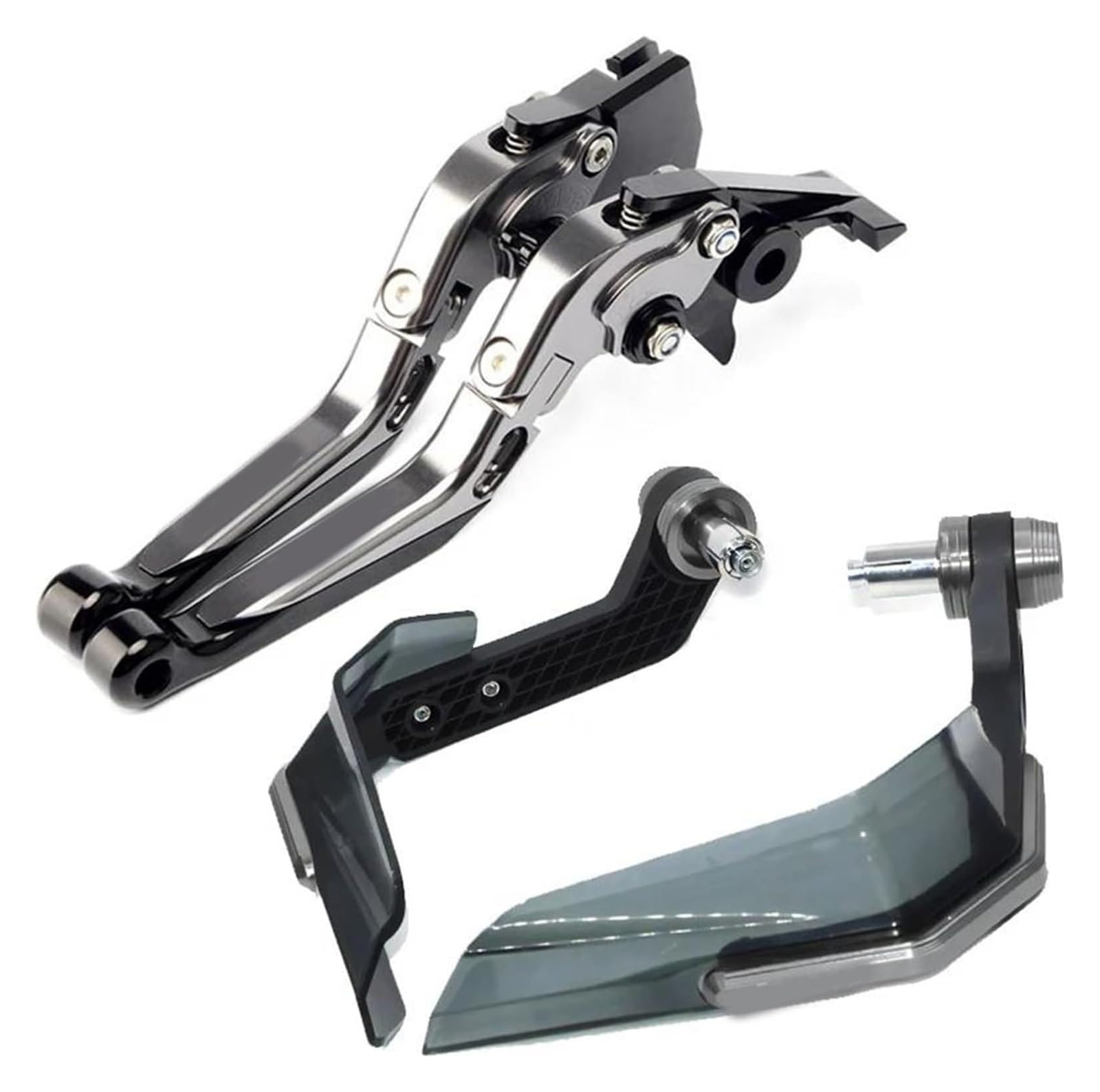 LAPPGNGFYA Motorrad Handschutz Für LONCIN Für VOGE 500R 2020-2021 Bremse Kupplung Hebel Wind Deflektor Lenker Handschutz Hand Guards Schutz(Titanium-a) von LAPPGNGFYA