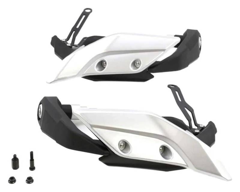 LAPPGNGFYA Motorrad Handschutz Für Tracer 900 Für MT09 2014 2015 2016 2017 Motorrad Erweiterte Hand Schutz Deflektor Handprotektoren Protektoren Windschutzscheibe(Silber) von LAPPGNGFYA