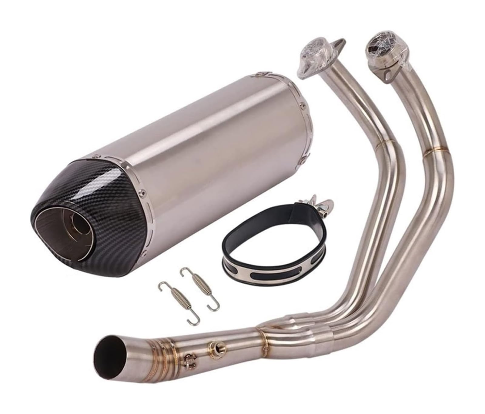 Motorrad-Endschalldämpfer Für Y&amaha R7 2021 2022 Komplettsysteme Motorrad-Auspuff-Escape-Schalldämpfer Modify Front Link Pipe Schalldämpfer DB Killer(2) von LAPPGNGFYA