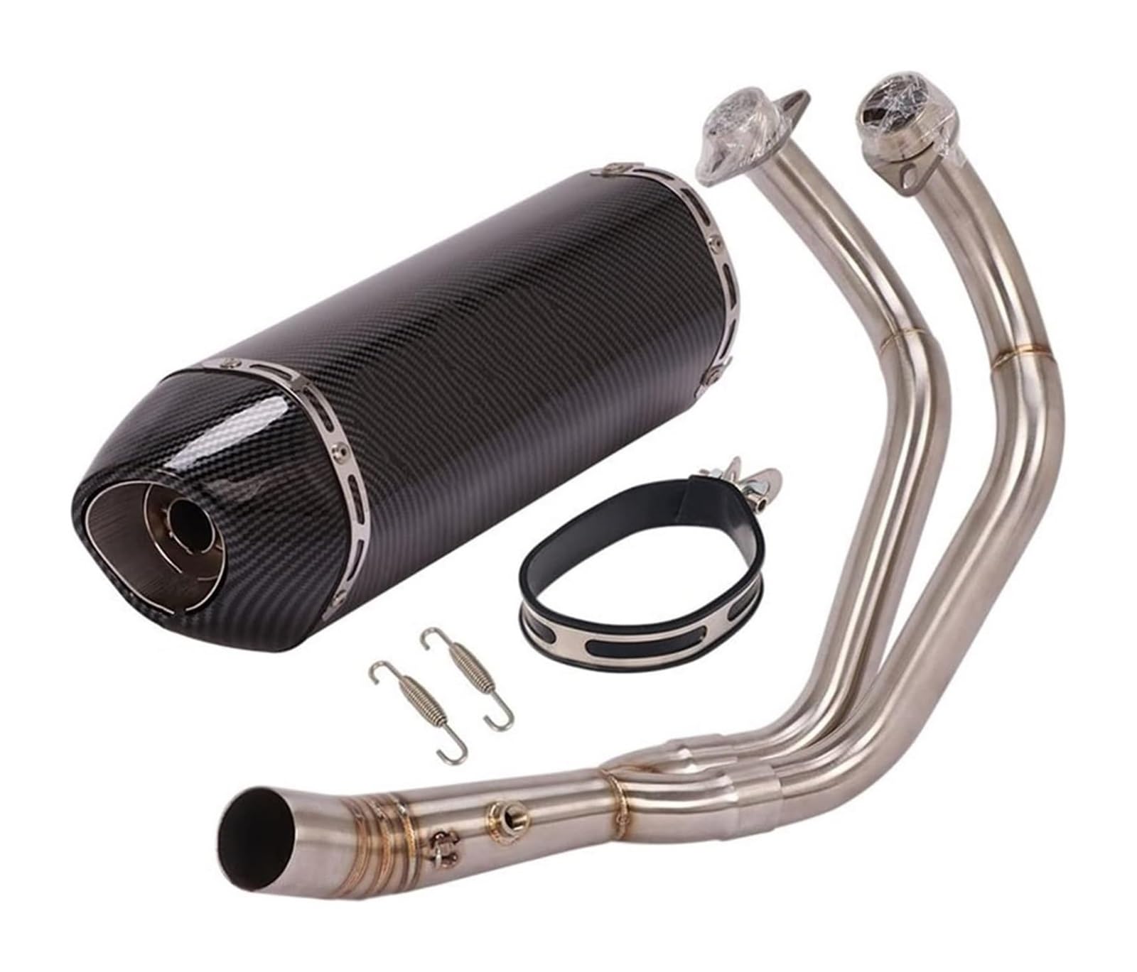 Motorrad-Endschalldämpfer Für Y&amaha R7 2021 2022 Komplettsysteme Motorrad-Auspuff-Escape-Schalldämpfer Modify Front Link Pipe Schalldämpfer DB Killer(3) von LAPPGNGFYA