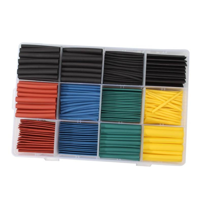 520 Stk Schrumpfschlauch-Kit shrink tube schrumpschlauch kabelschützer kabelorganisator kabelschoner Shrinkable tubing cable managment kabelorganizer Schrumpfschlauch umwickeln LAPYAPPE von LAPYAPPE