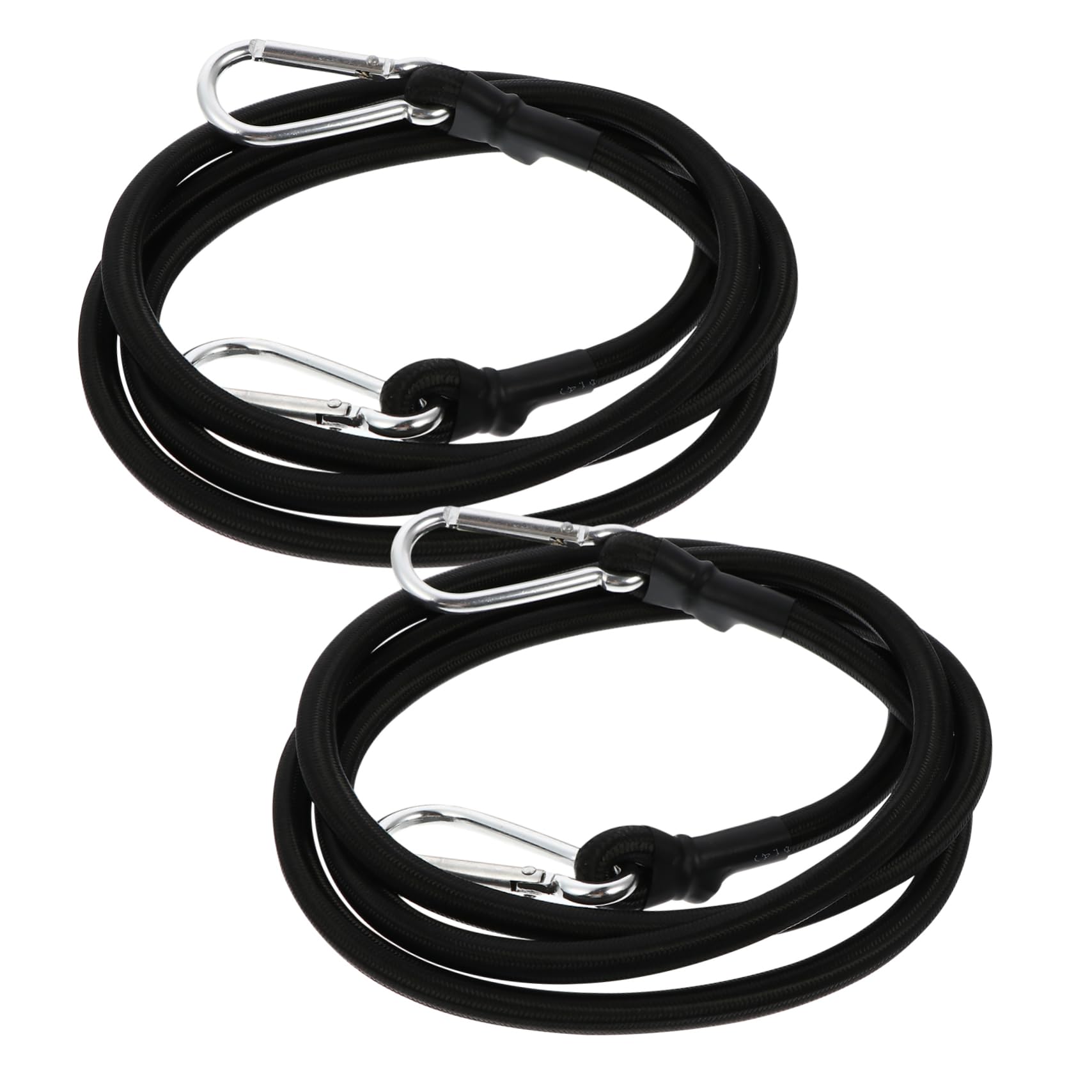 LAPYAPPE 2st Regalbindeseil Gepäck-Bungee-Seil Frachtbinder Kabel Bungee Seil Frachtschnur Spanngurte Für Autos Cargo-elastische Schnur Elastisches Seil Riemen Bindegerät Polyester Black von LAPYAPPE