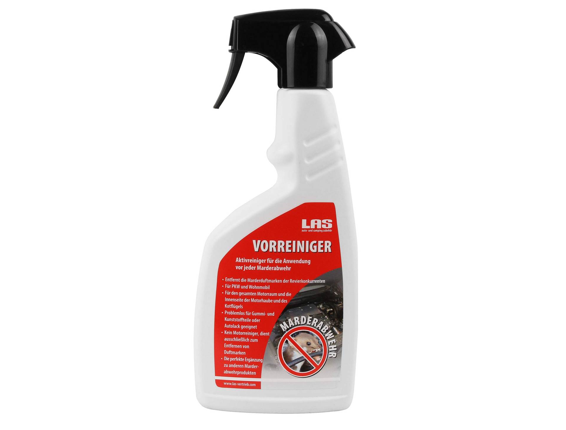 LAS 16268 Marderabwehr-Spray Vorreiniger, für Marderdurftentferner, 500 ml von LAS