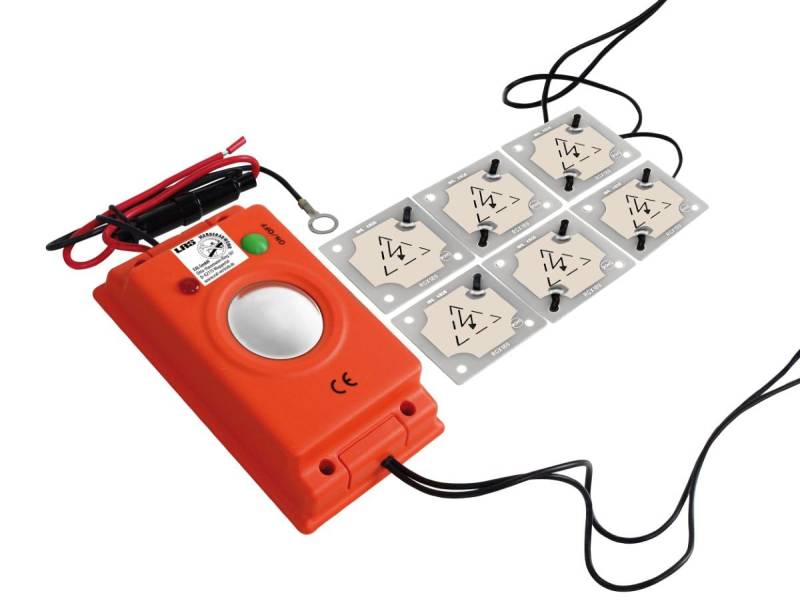 LAS 16269 Marderabwehr Auto Hochspannung-Kontaktplatten, mit Ultraschall, für Motorraum von LAS