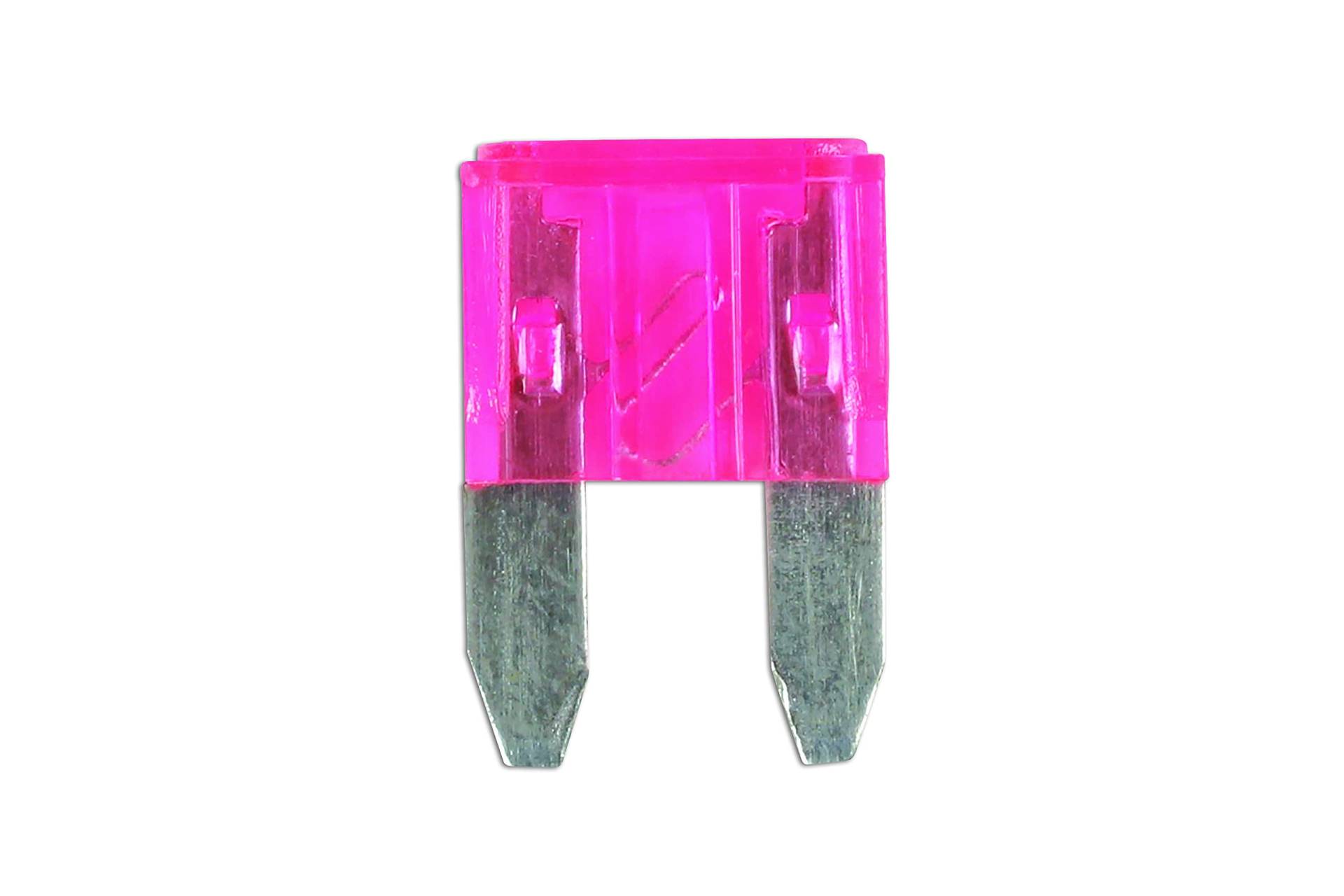 Connect 30425 Mini-Flachsicherung, 4 A, Pink, 25 Stück von Connect