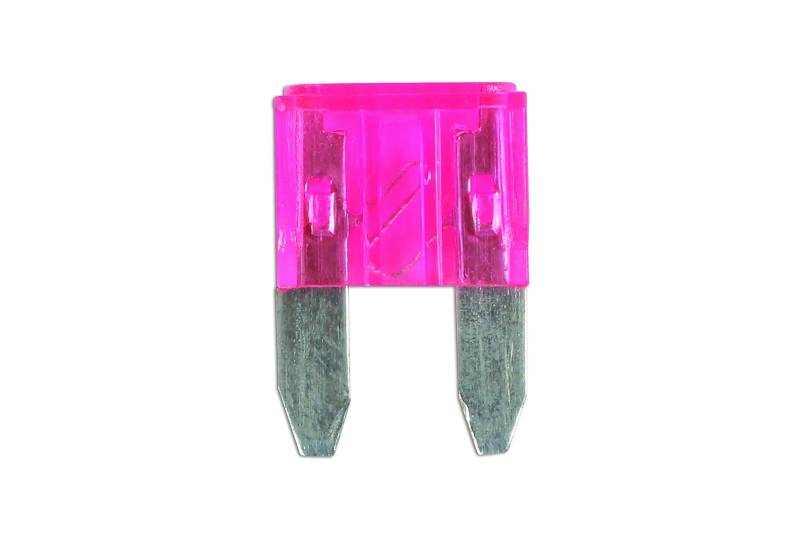 Connect 30425 Mini-Flachsicherung, 4 A, Pink, 25 Stück von LASER TOOLS