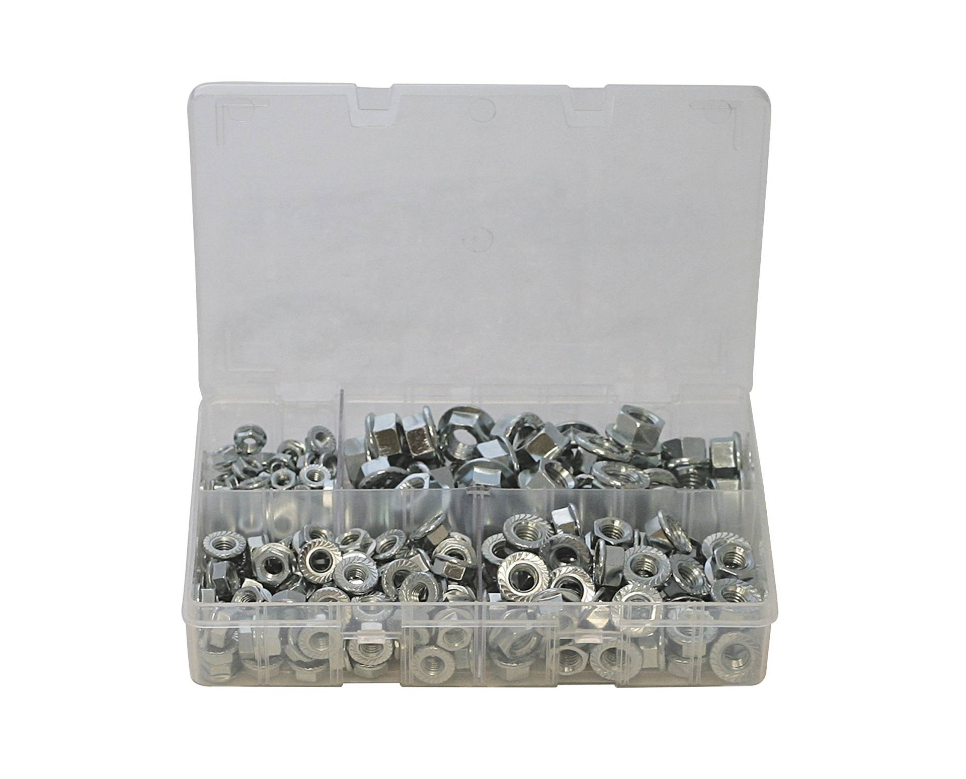 LASER TOOLS Connect Workshop Consumables 35015 Assorted Metric Flange Nuts Box 225pc von LASER TOOLS