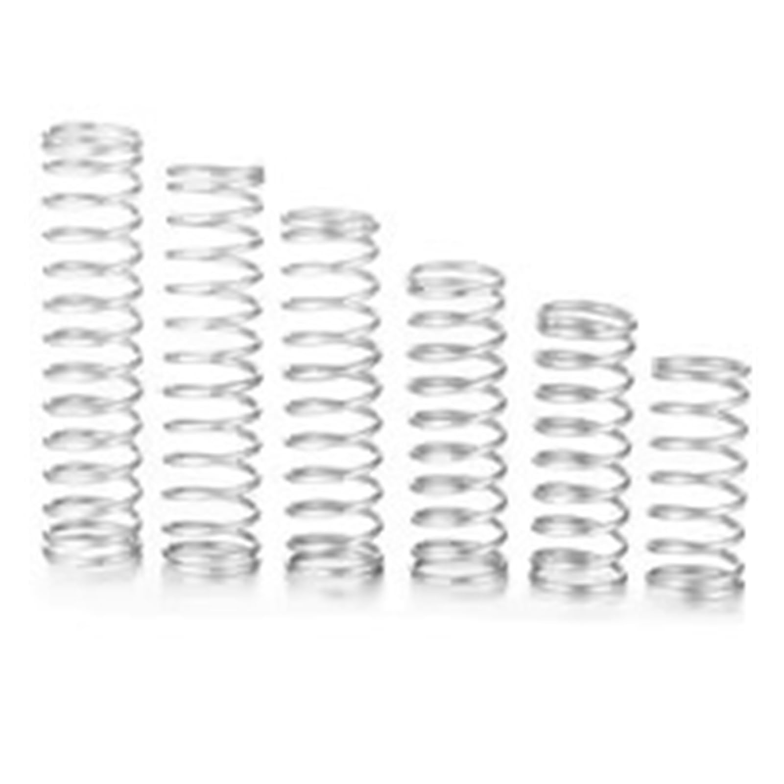 LATOOR 10–20 Stück 0,6 mm 0,6 x 9/10/11/12 * L Edelstahl-Druckfeder, Außendurchmesser 9–12 mm, Länge 10–50 mm(15mm,12mm 10PCS) von LATOOR