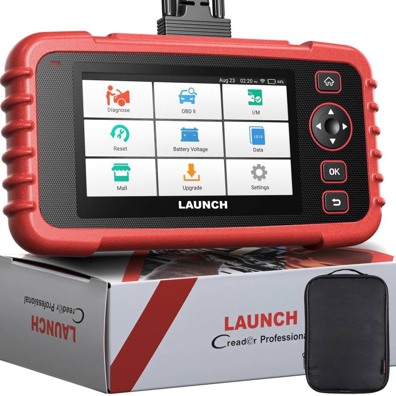 LAUNCH CRP123X Plus OBD2 Diagnosegerät Alle System Diagnose Tool, Öl/SAS/Drosselklappe Zurücksetzen OBD2 Auto Scanner, AutoVIN, Batterie Vol. Monitor,10+ Sprachen, lebenslanges kostenloses Update von LAUNCH