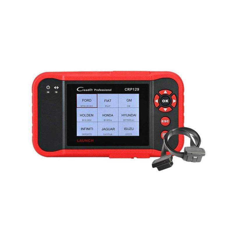 LAUNCH CRP129 Professioneller OBD2 Scanner Codeleser Scan-Tool für Motorübertragung ABS Airbag System EPB/SAS/Öl Reset mit 16 Pin OBD Anschluss von LAUNCH