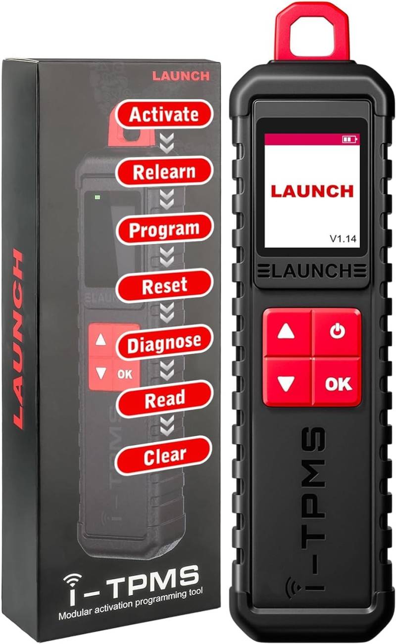 LAUNCH X431 TSGun TPMS Aktivierung, Relearn, Reset und Programm TPMS-Sensoren, Arbeit mit Launch X431 V/V +, PRO3S+, Pro5 und PAD V, usw von LAUNCH