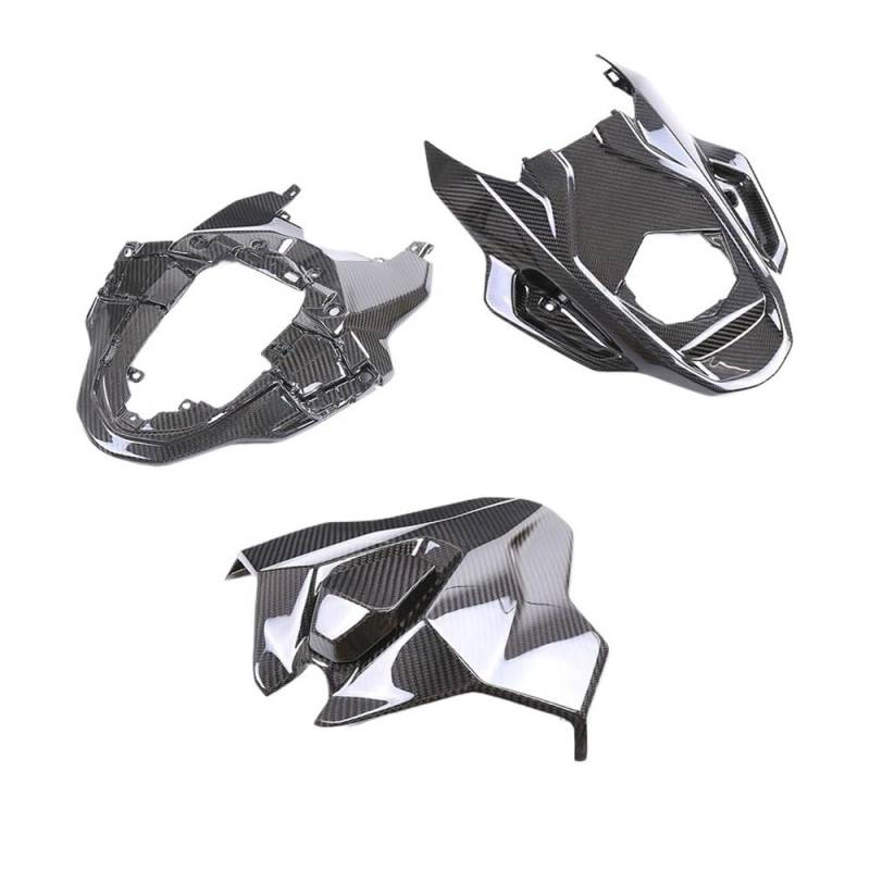 Für S1000RR S1000 RR 2023 2024 Motorrad Zubehör Carbon Fiber Front Verkleidung Kotflügel Seite Panel Tank Abdeckung Rahmen Gugel Kit von LAUTIE