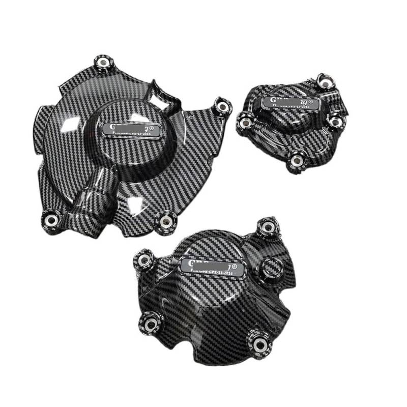 Für Ya&maha YZF-R1 Motorabdeckungsset R1M Motorschutzabdeckung R1 Motorschutz 2015–2023 Motorrad Stator Motor Schutzhülle von LAUTIE