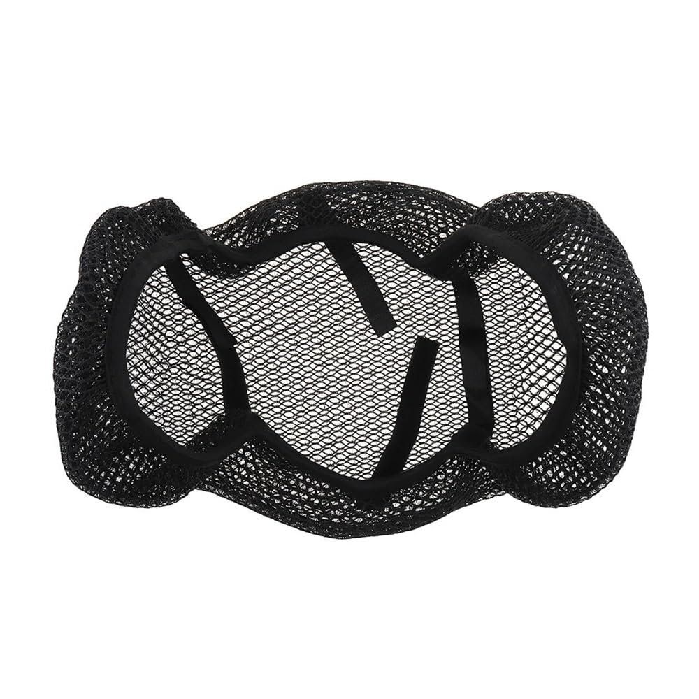 Motorrad Sitzkissenbezug 1 Stück Atmungsaktives Mesh Motorrad Moped Motorrad Roller Sitzbezüge Kissen Anti-Rutsch-Abdeckung S-6XL von LAUTIE