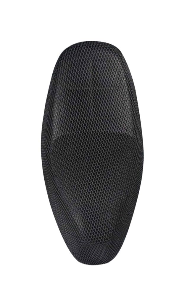 Motorrad Sitzkissenbezug 1 Stück Atmungsaktives Mesh Motorrad Moped Motorrad Roller Sitzbezüge Kissen Anti-Rutsch-Abdeckung S-6XL von LAUTIE