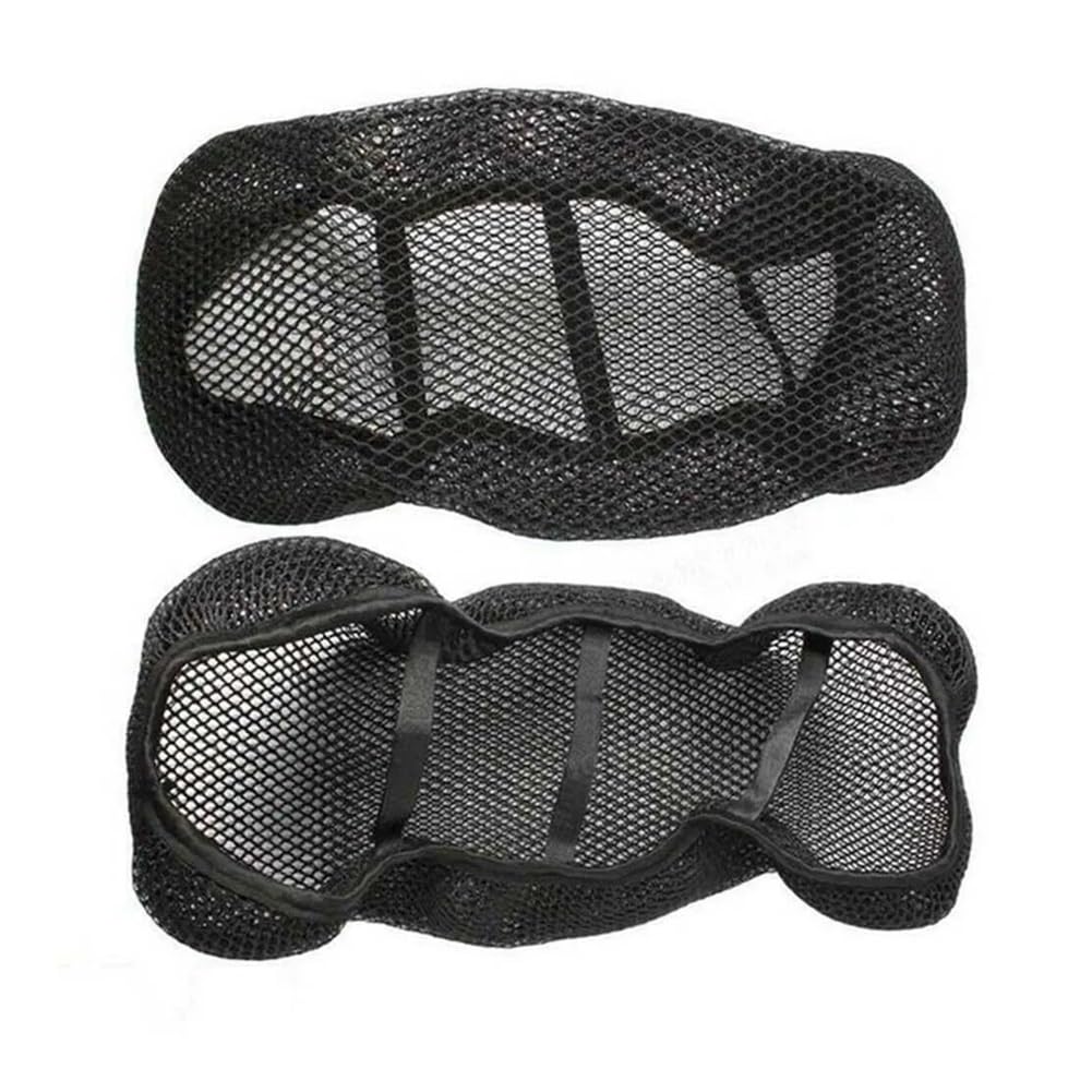 Motorrad Sitzkissenbezug 1Pcs Anti-Slip Mesh Stoff Sitzbezug Atmungsaktive wasserdichte Motorrad Motorrad Roller Sitzbezüge Kissen von LAUTIE