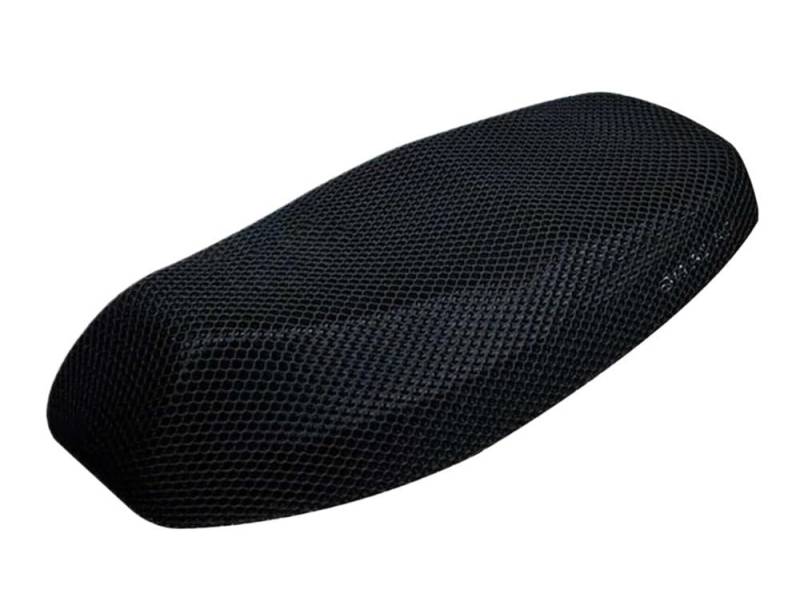 Motorrad Sitzkissenbezug Atmungsaktives Mesh-Motorrad-Sitzbezug-Pad Moped Motorrad Roller Schwarze Sitzbezüge Kissen Rutschfester Bezug Gitter-Sitzbezug von LAUTIE