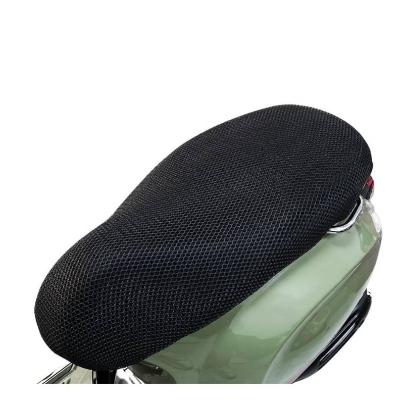 Motorrad Sitzkissenbezug Motorrad Anti-Slip Mesh Stoff Sitzbezug Atmungsaktive wasserdichte Kissen Für Ve&spa Für Primavera Für Sprint LX GTS GTV von LAUTIE