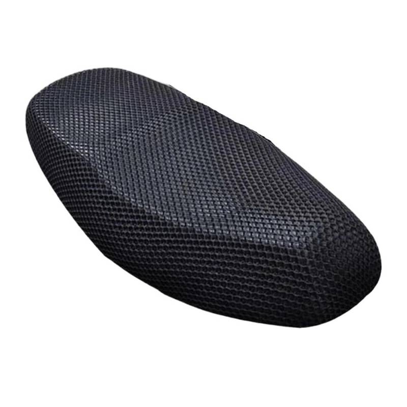 Motorrad Sitzkissenbezug Sommer Cool Mesh Motorrad Sitzbezug Atmungsaktive Roller Sitzbezüge Kissen Anti-Rutsch-Abdeckung Gitter Schutz Pad von LAUTIE