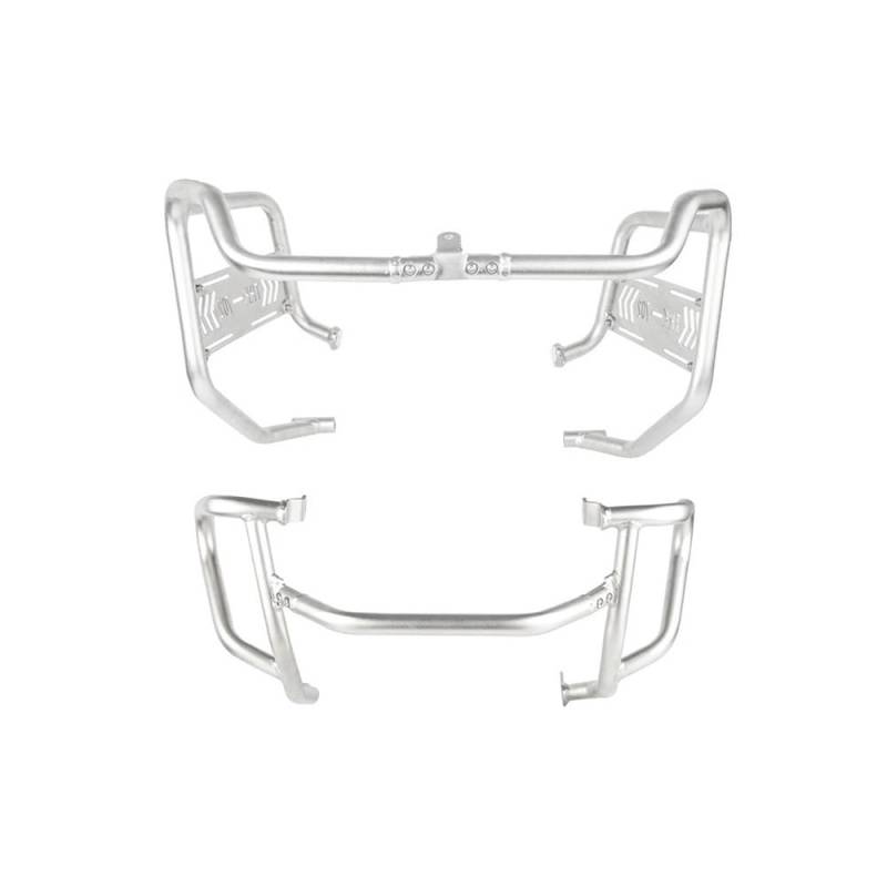 Motorrad Zubehör Stoßfänger Für Be&Nelli TRK 702X TRK702X 2023 Motor Crash Bars Stoßstangen Schutz Oberen Unteren Tank Schutz Abdeckung Motorrad Chassis Protector von LAUTIE