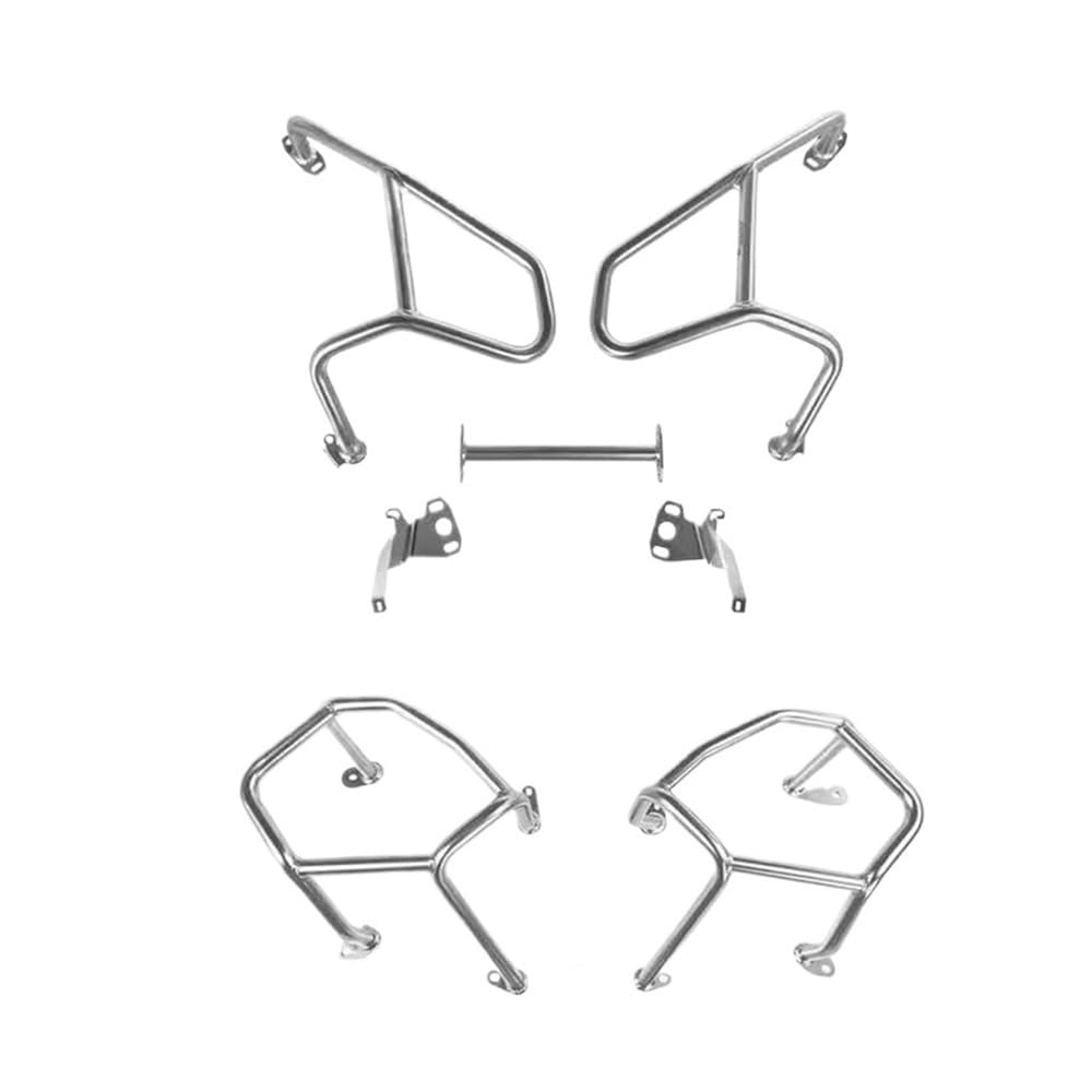 Motorrad Zubehör Stoßfänger Für R1250GS R1250 1250 GS R1250GS Kraftstoff Tank Schutz Motor Schutz Oberen Unteren Stoßstange Autobahn Crash Bar Motorrad von LAUTIE