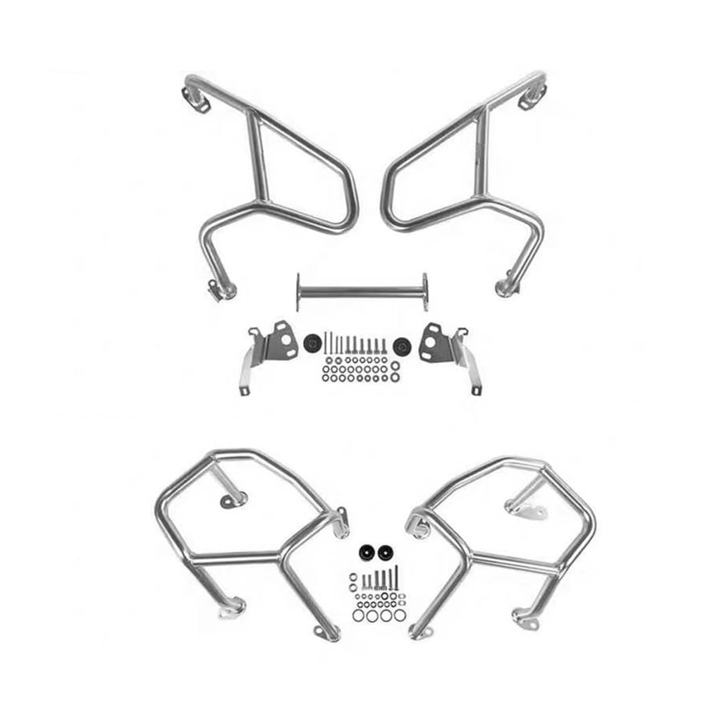 Motorrad Zubehör Stoßfänger Motorrad Kraftstoff Tank Schutz Motor Schutz Oberen Und Unteren Stoßstange Crash Bar Für R1250GS R1250H&P 1250 GS R1250GS von LAUTIE