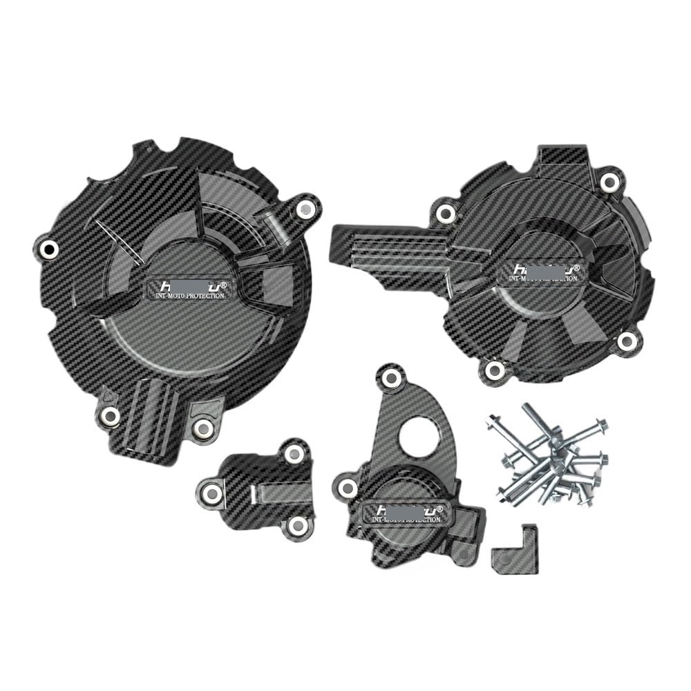 Motorräder Motor Abdeckung Sekundäre Motorabdeckung Set Schutz Für S1000XR S1000 XR 2020 2021 2022 2023 Motorrad Stator Motor Schutzhülle von LAUTIE