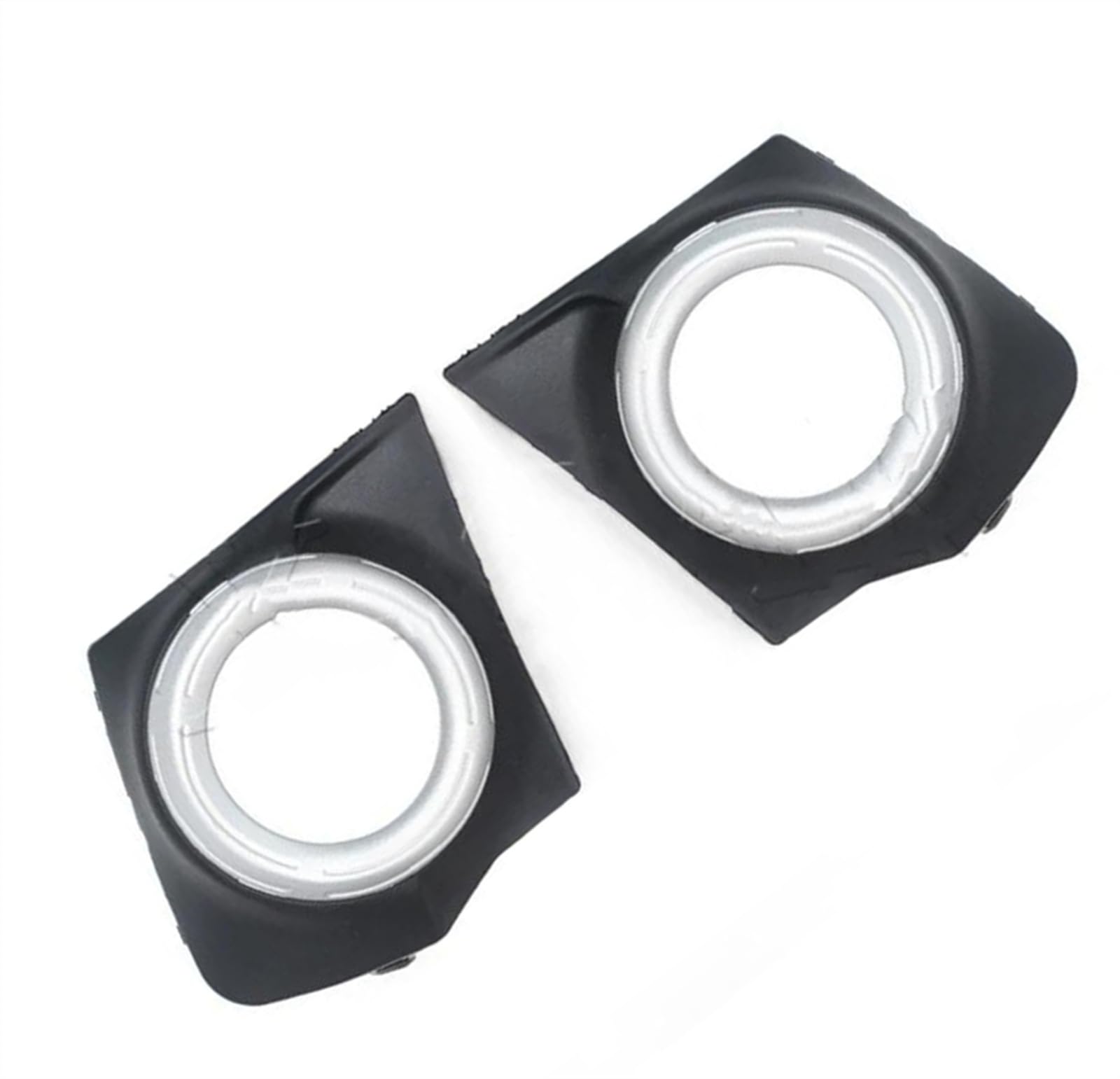 LAVAMI nebelscheinwerfer gitter Kompatibel Mit Mitsubishi L200 Für Triton MQ MR 2015 2016 2017 2018 Auto Links Rechts Vorne Nebelscheinwerfer Rahmen Licht Lampenabdeckung Lünette Gitter (Size : Pair) von LAVAMI