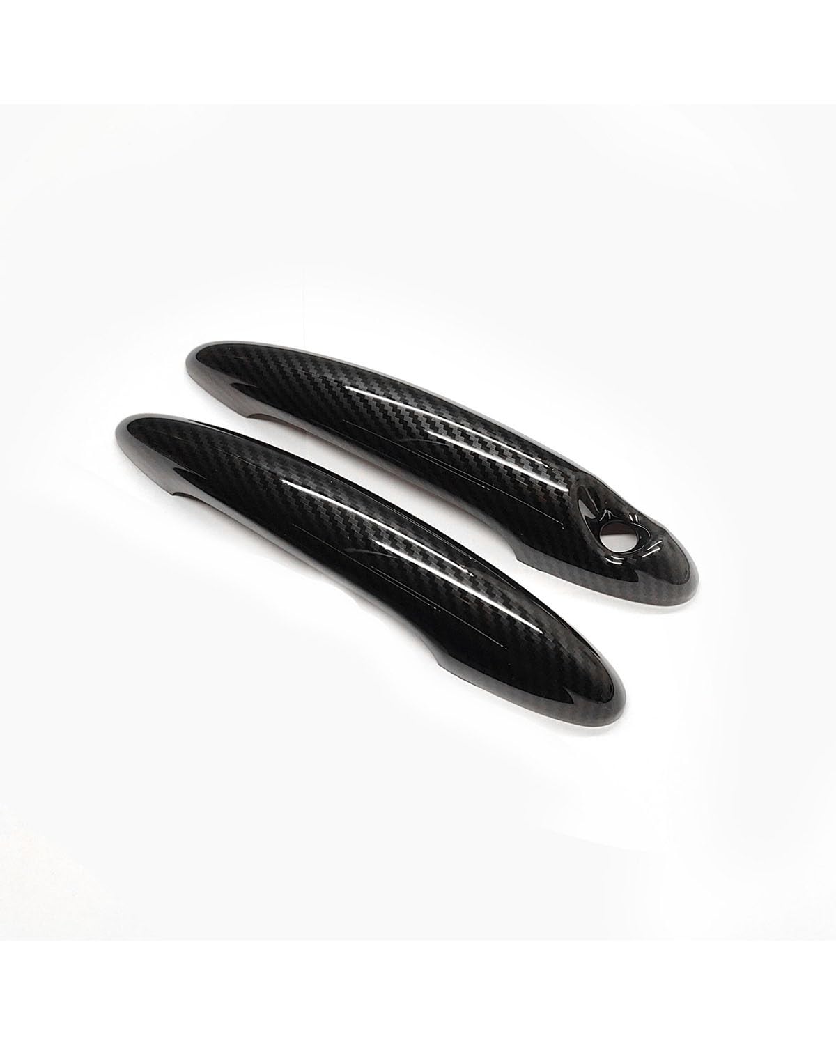 Außentürgriff 2 STÜCKE Set Außentürgriffabdeckung Aufkleber Für Mini Für Cooper S JCW R50 R52 R53 R55 R56 R57 R58 Auto-Styling Zubehör Türgriff Blenden(Carbon Pattern) von LAYYSD