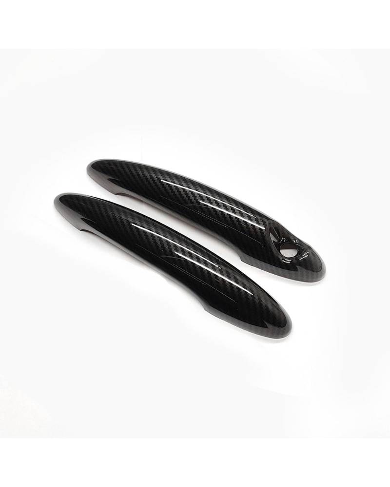 Außentürgriff 2 STÜCKE Set Außentürgriffabdeckung Aufkleber Für Mini Für Cooper S JCW R50 R52 R53 R55 R56 R57 R58 Auto-Styling Zubehör Türgriff Blenden(Carbon Pattern) von LAYYSD