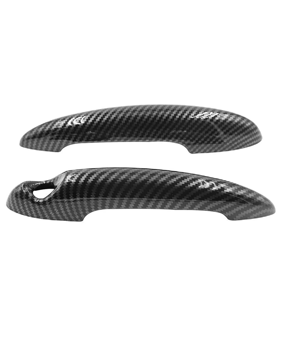 Außentürgriff 2 Stück Auto Außentürgriff Abdeckungen Aufkleber Für Mini Für Cooper Für S R55 R56 R58 R59 2001-2016 Kohlefasermuster Türgriff Blenden(Carbon Fiber Pattern) von LAYYSD