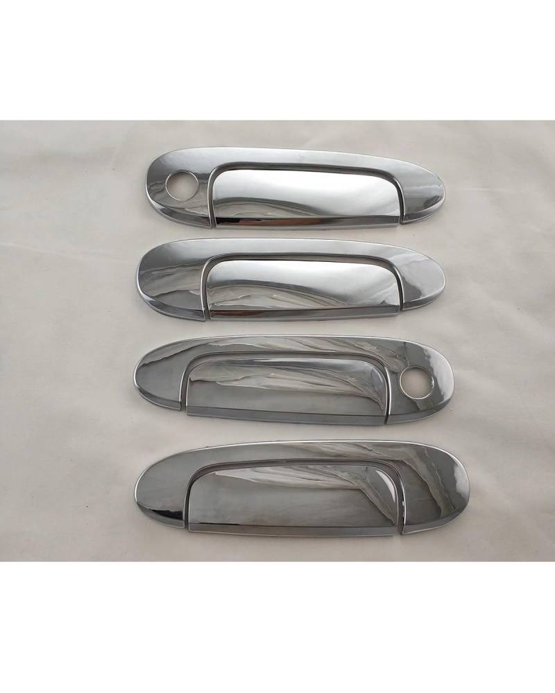 Außentürgriff Für Toyota Für Yaris Für Vitz 1996-2000 Auto Abs Chrom Zubehör Überzogene Türgriff Schüssel Abdeckung Trim Paste Stil Türgriff Blenden von LAYYSD