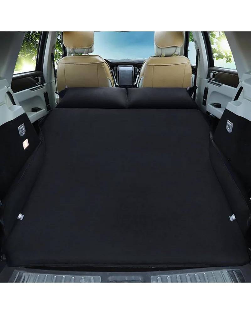 Auto Luftmatratze Auto Automatische Aufblasbare Bett Hinten Matratze MPV SUV Reise Aufblasbare Bett Auto Schlafen Matratze Auto Matratze(Black) von LAYYSD